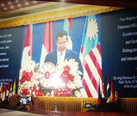 The First Cambodia Big LED Display Rental For Government Project